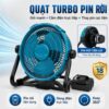 Hình ảnh chi tiết: Quạt Để Bàn Tích Điện Kachi MK443 – Gió Turbo Mạnh Mẽ, Xoay 360 Độ, Thiết Kế Di Động Đa Năng