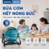 Hình ảnh chi tiết: Quạt Để Bàn Tích Điện Kachi MK443 – Gió Turbo Mạnh Mẽ, Xoay 360 Độ, Thiết Kế Di Động Đa Năng