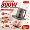 Hình ảnh chi tiết: Máy Xay Thực Phẩm Đa Năng Mishio MK444 (2.0L) – Cối Thủy Tinh tặng cối Inox 304 Phân Loại Thực Phẩm Sống Chín