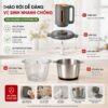 Hình ảnh chi tiết: Máy Xay Thực Phẩm Đa Năng Mishio MK444 (2.0L) – Cối Thủy Tinh tặng cối Inox 304 Phân Loại Thực Phẩm Sống Chín