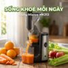 Hình ảnh chi tiết: Máy Ép Trái Cây cao cấp Mishio MK313 Slowjuicer motor đồng trọng lượng máy 8.0kg