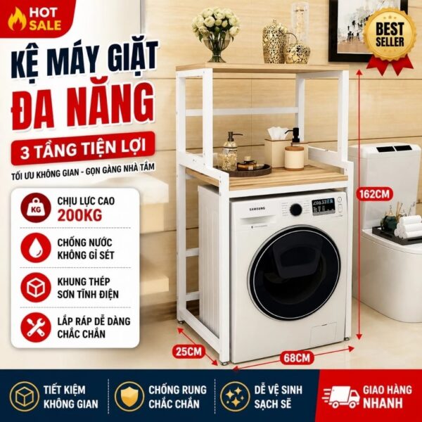 Kệ Máy Giặt 2 Tầng Kachi MK287