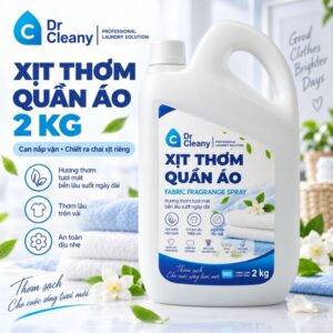Nước xịt thơm quần áo Dr Cleany 2kg cho tiệm giặt