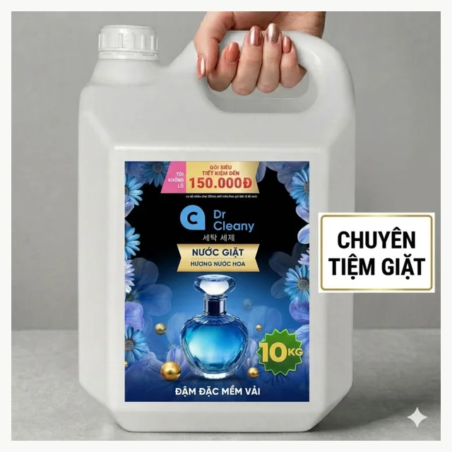 Can nước giặt Dr. Cleany 10kg