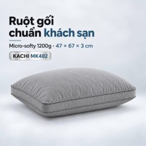 Ruột gối chuẩn khách sạn Kachi MK482 Micro-softy 1200g