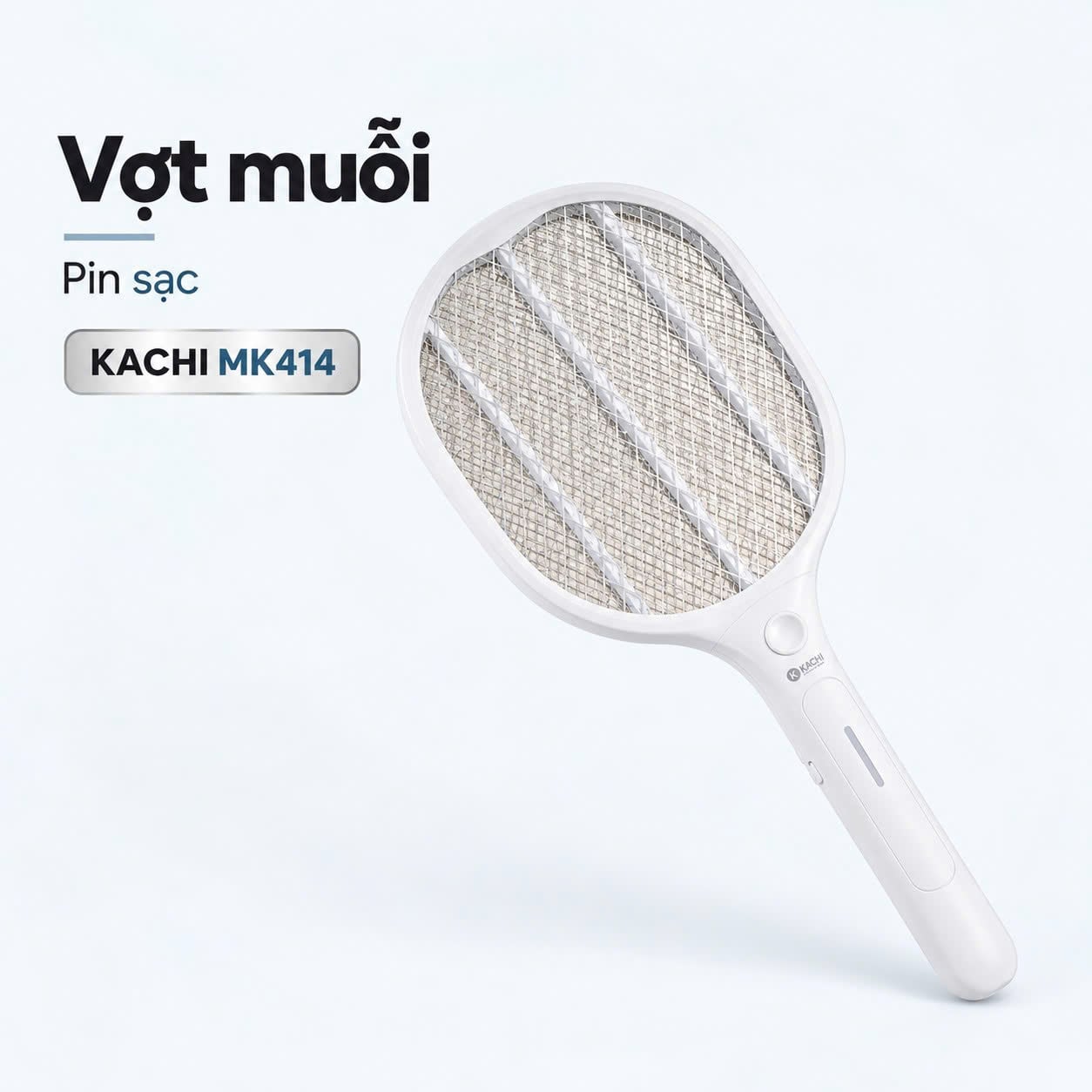 Vợt muỗi Kachi MK414 dùng pin sạc