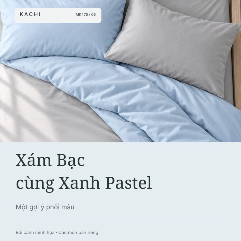 Vỏ gối ôm Kachi MK480 Tencel Blend, 37 × 105 cm