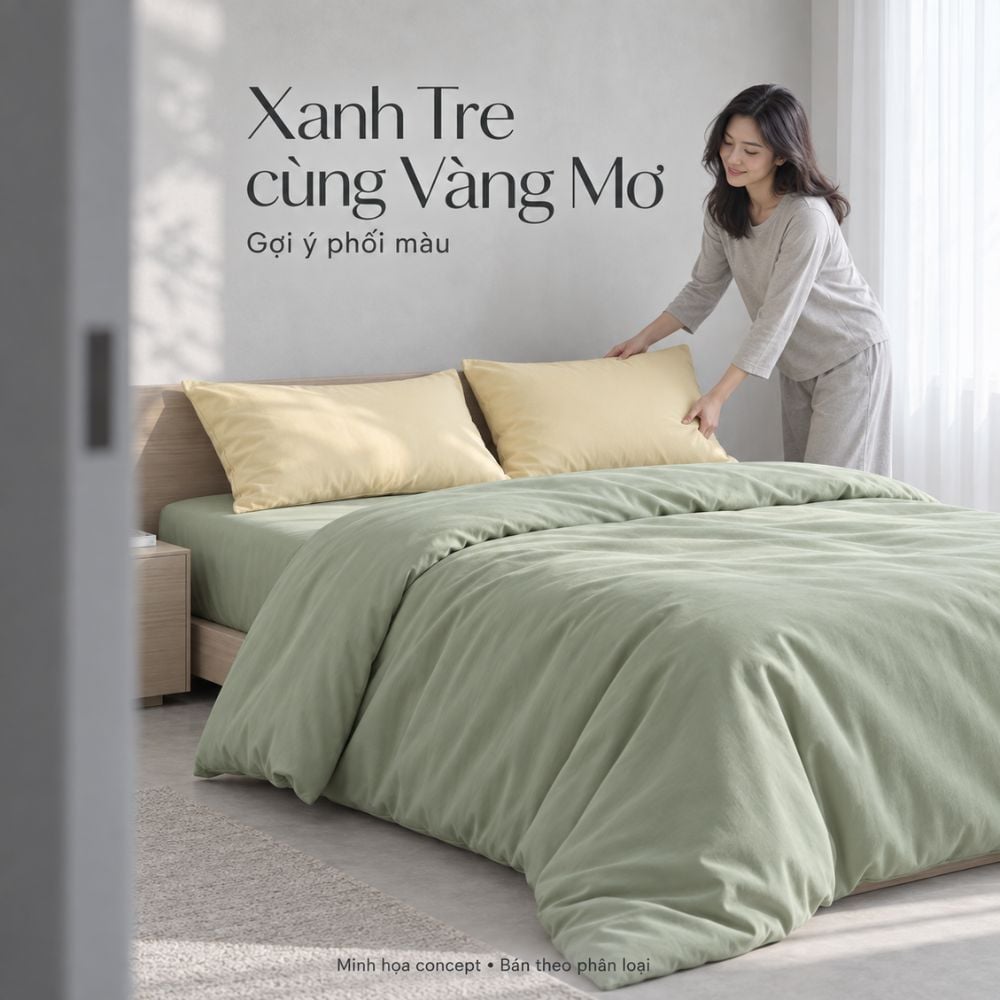 Drap Kachi Tencel Blend cỡ 1m6 MK477 và 1m8 MK478
